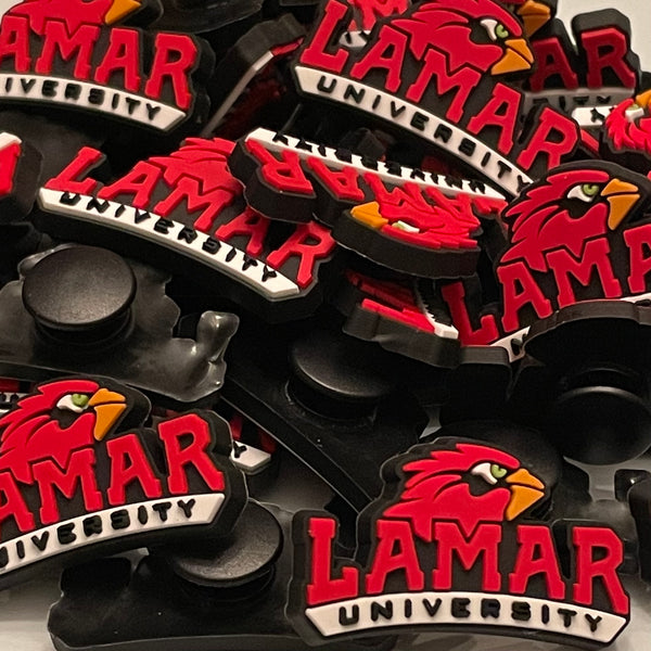 Lamar University Bitz Shoe Charm