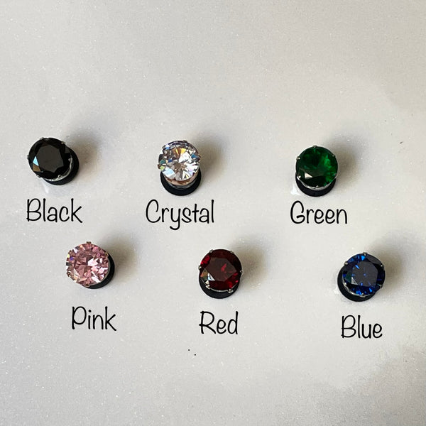 Different types of black crystals