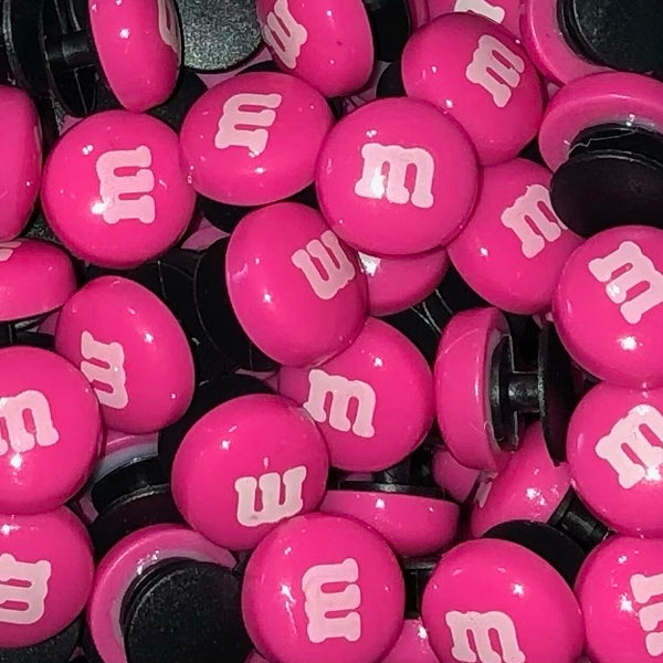 Dark Pink M&M Candy Shoe Charm –