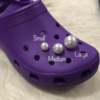 Pearl Croc Shoe Charm